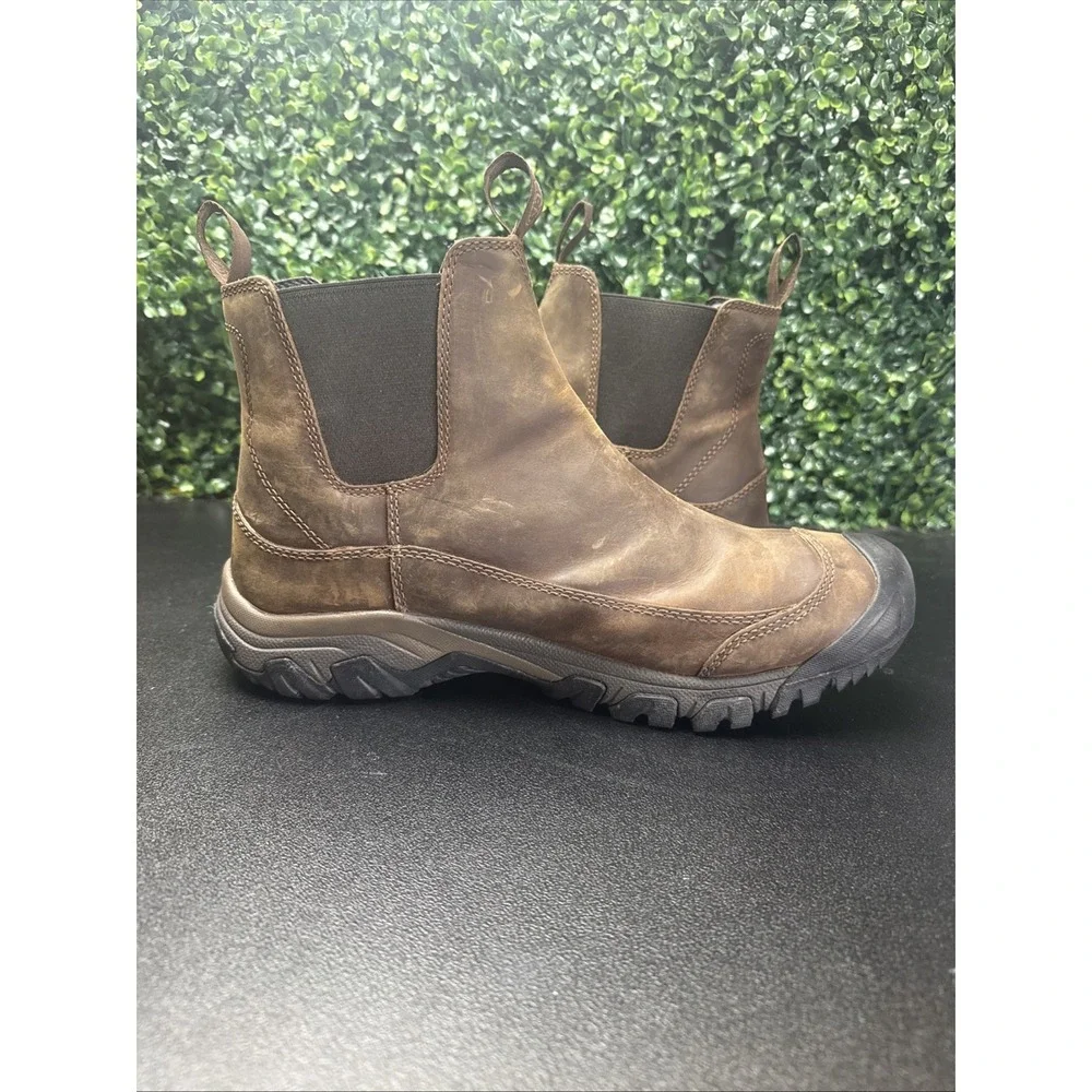 KEEN Anchorage III Men's Waterproof Leather Boots Sz 12 M Dry Waterproof